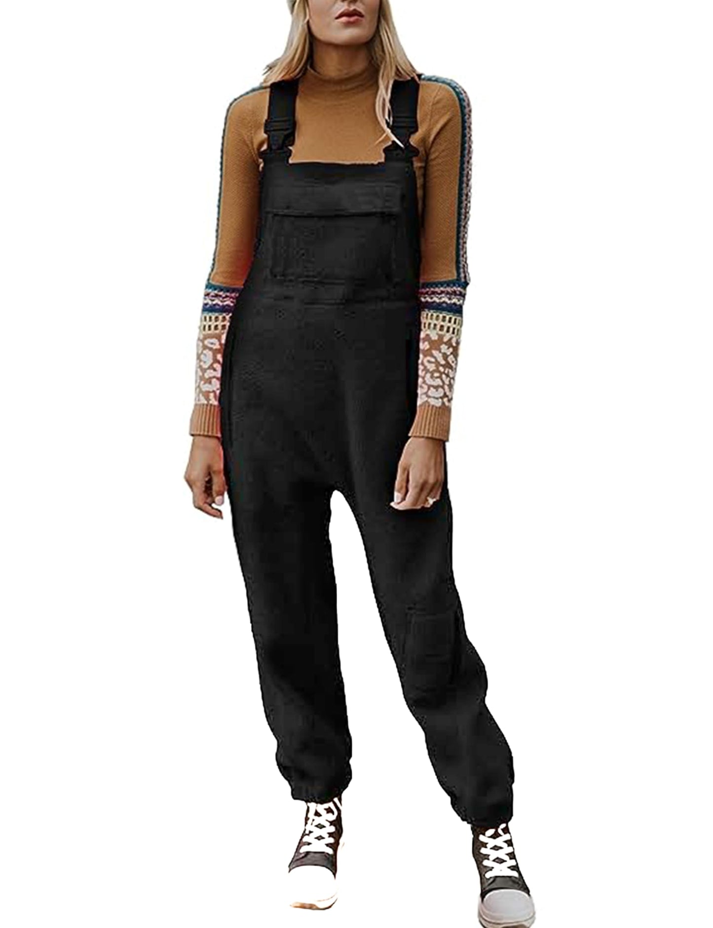 Spring Sale 50% OFF - New Women's Fleece Warm Overalls Loose Casual Jumpsuits (Buy 2 Free Shipping)