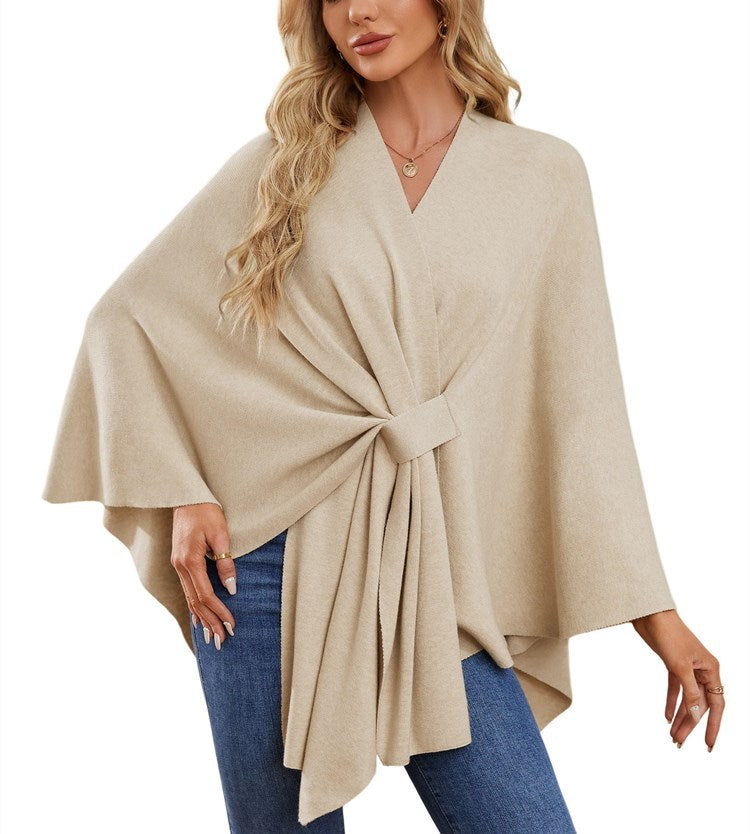 Women's Shawl Wraps Soft Open Front Poncho Sweater (Buy 2 Free Shipping)