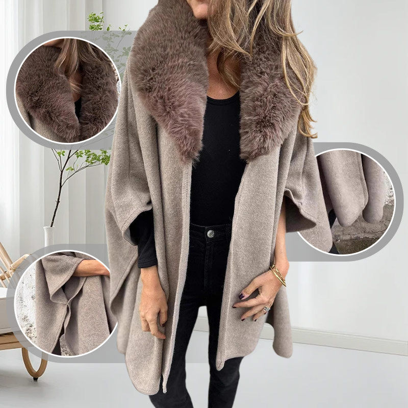 🔥 Women's Faux Fur Collar Puffer Coat